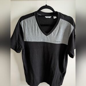 Medium Men's Calvin Klein Black And Gray Shirt